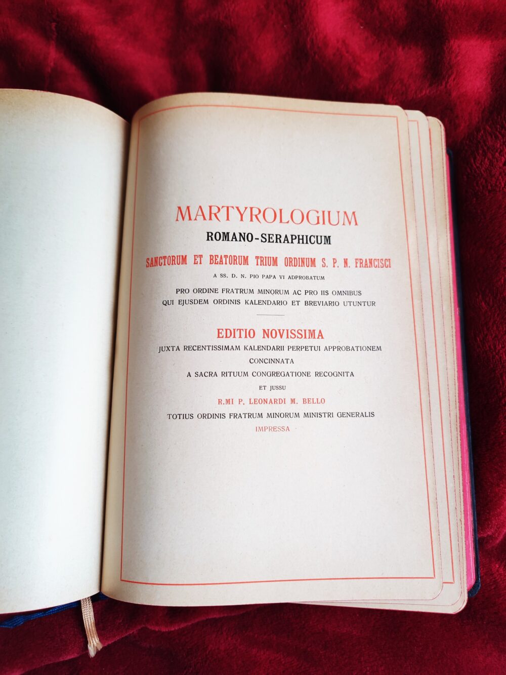 Martyrologium Romanum [1948] + Martyrologium Romano-Seraphicum [1938] - obrazek 2