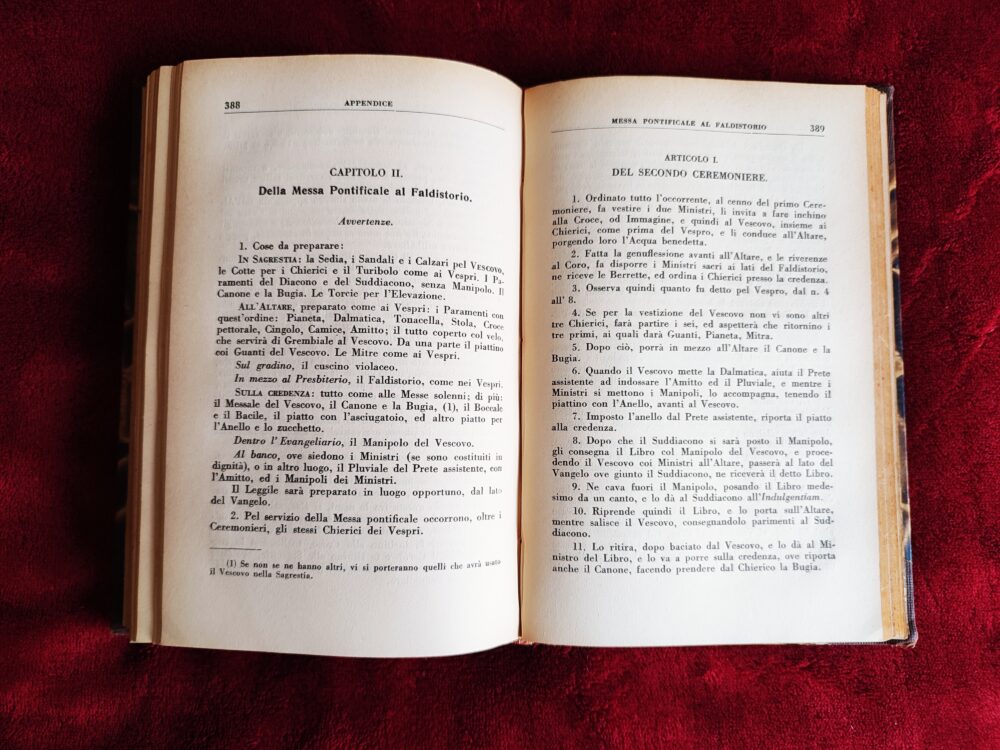Mons. Giovanni Battista Maria Menghini, "Le sacre ceremonie secondo il rito romano per tutti i tempi dell'anno" [1938] - obrazek 3