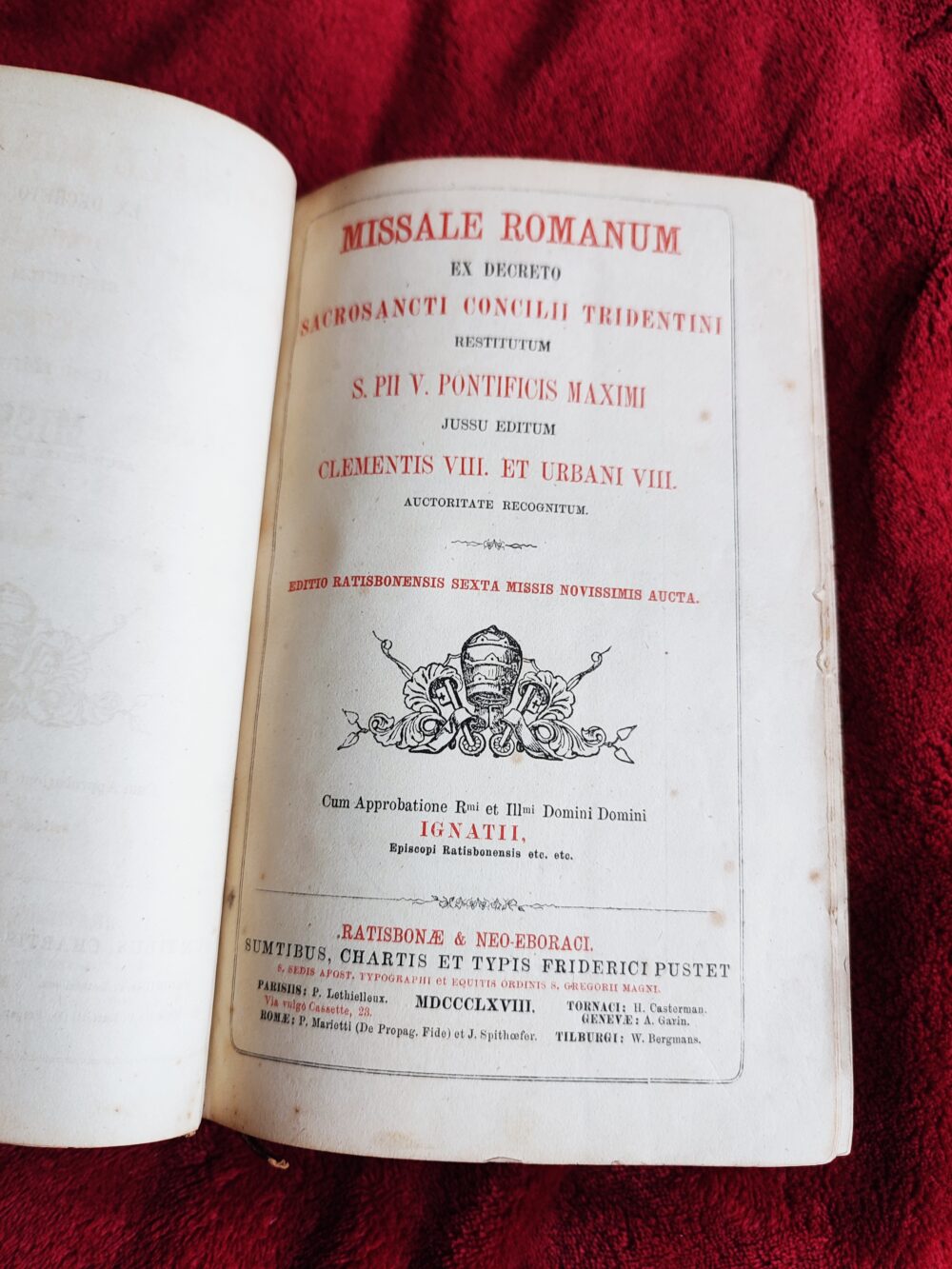Missale Romanum [1868]