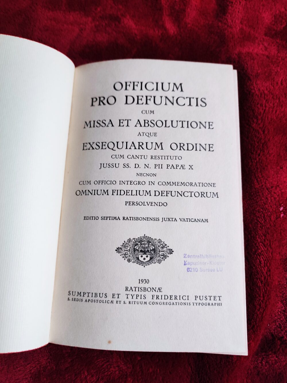 Officium pro defunctis [1930]