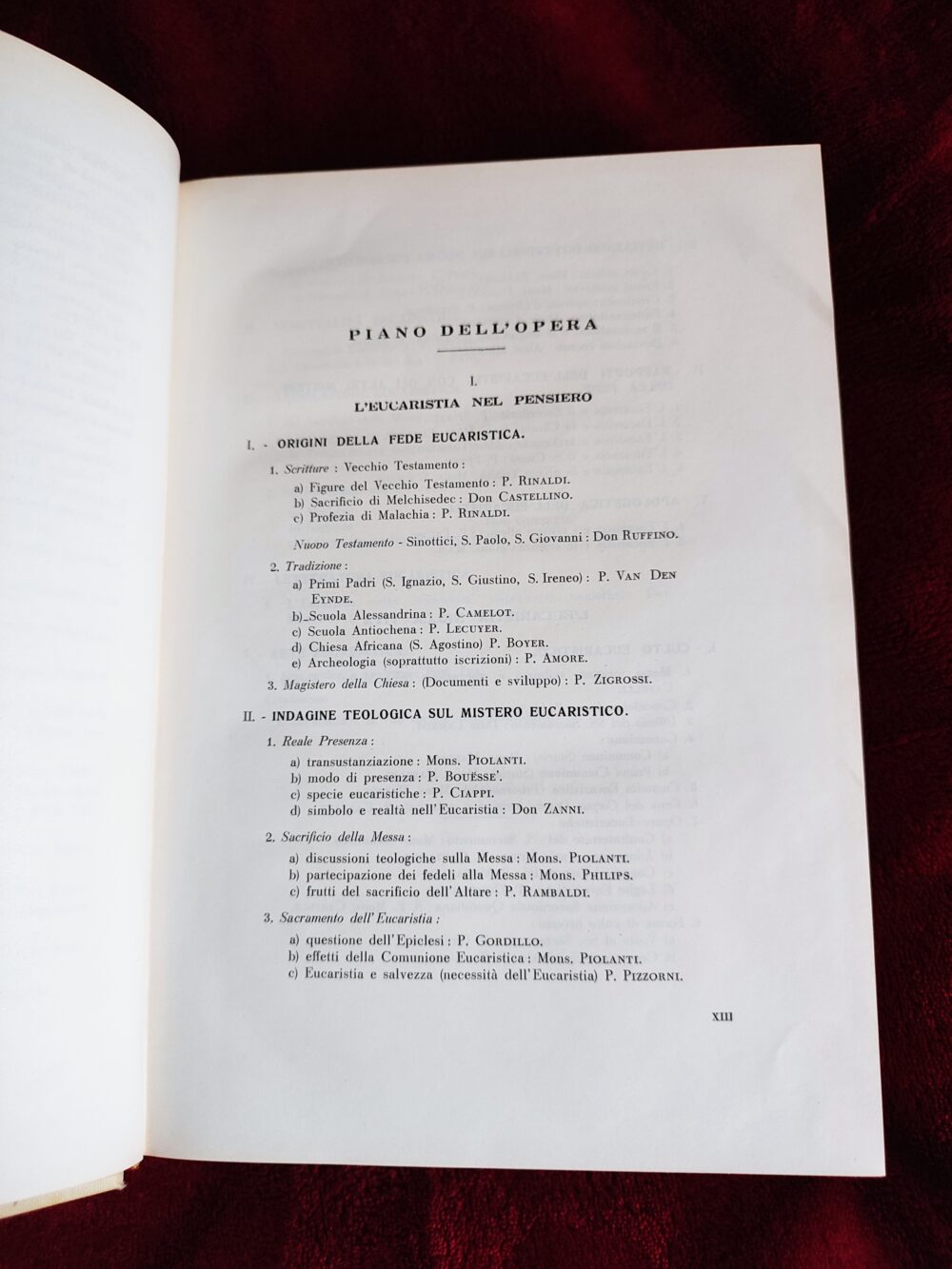 Mons. Antonio Piolanti (ed.), "EUCARISTIA. Il Mistero dell'Altare nel Pensiero e nella Vita della Chiesa" [1957] (2) - obrazek 2