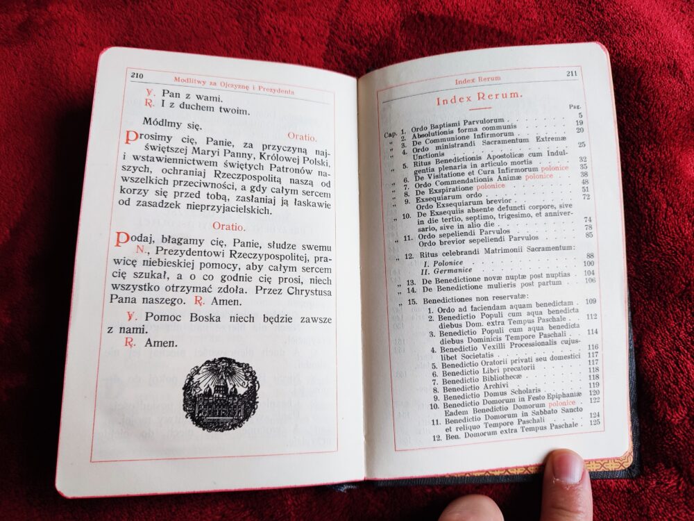 Rituale parvum (...) pro Polonia [1937] - obrazek 2