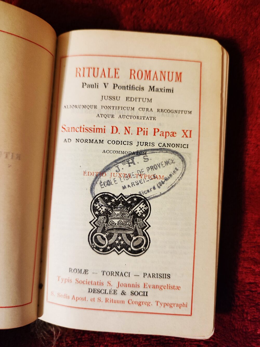 Rituale Romanum ("Rytuał Rzymski") [1933] + Cantus varii (...)