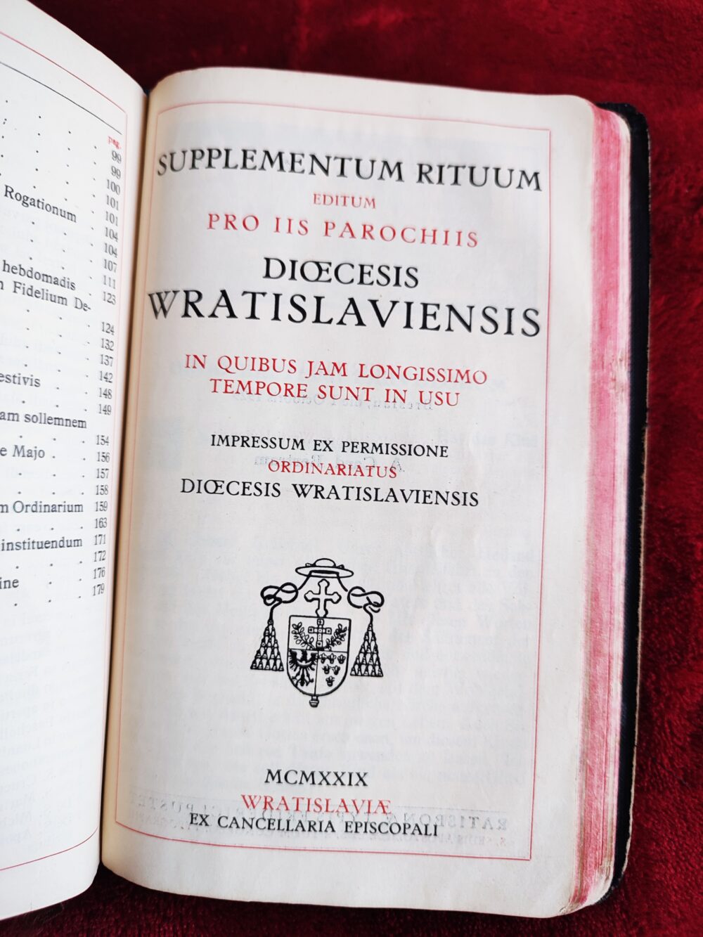 Rituale Romanum ("Rytuał Rzymski") [1929] + Appendix (...) pro Dioecesi Wratislaviensi [1929] + Supplementum Rituum [1929] - obrazek 5
