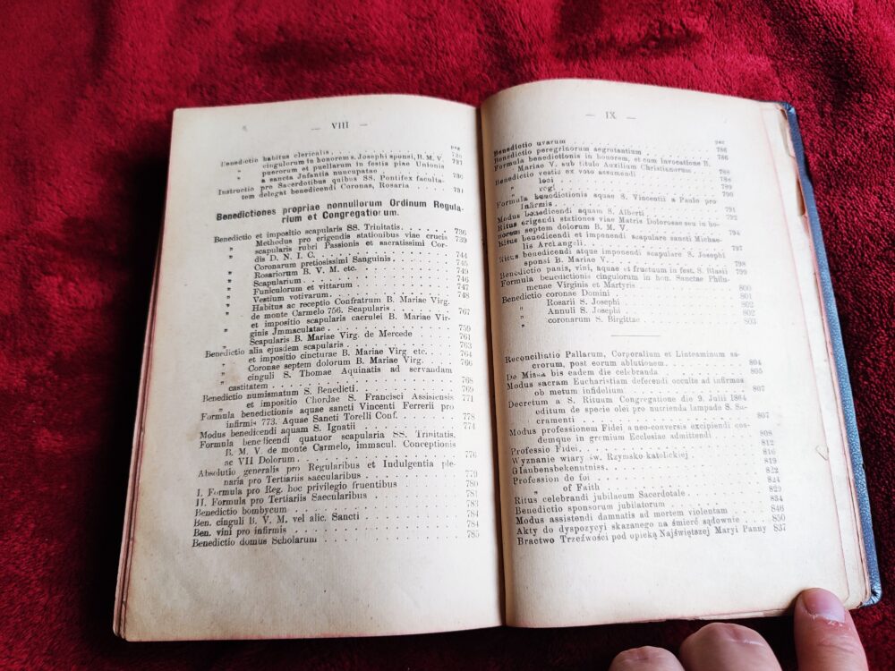 De benedictionibus, processionibus et exorcismis (...) ad uniformem ecclesiarum Regni Poloniae usum [1885] - obrazek 5