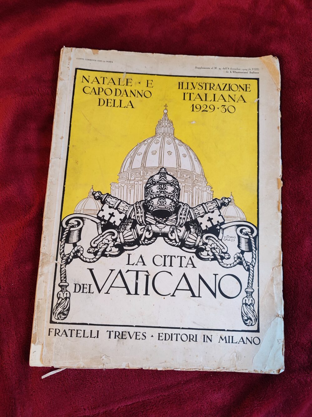 Natale e Capodanno dell'Illustrazione Italiana 1929-30: La Città del Vaticano