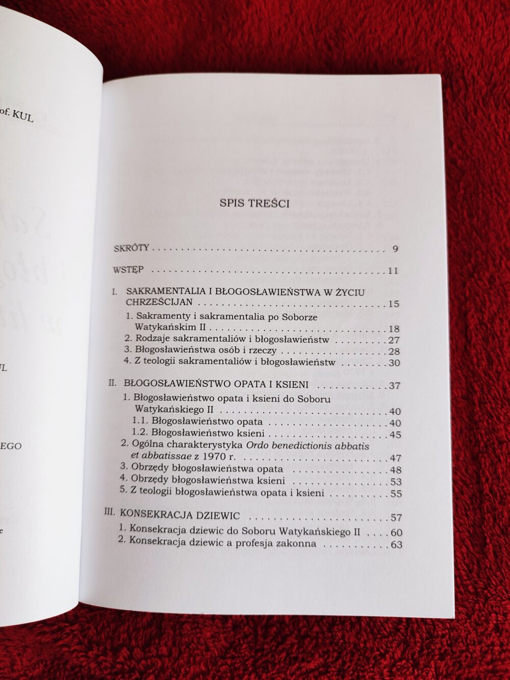 Ks. Czesław Krakowiak, "Sakramentalia i błogosławieństwa w liturgii Kościoła" [2015] - obrazek 4