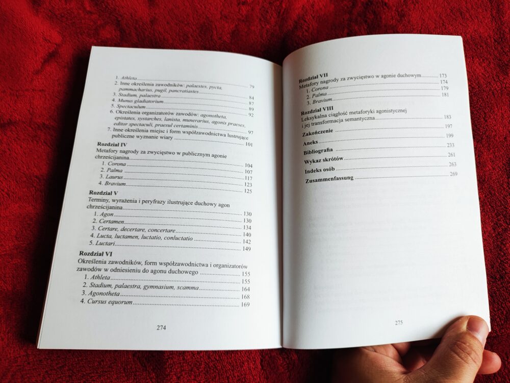 Ks. Tadeusz Gacia, "Metaforyka agonistyczna w literaturze łacińskiej chrześcijańskiego antyku" [2007] - obrazek 3