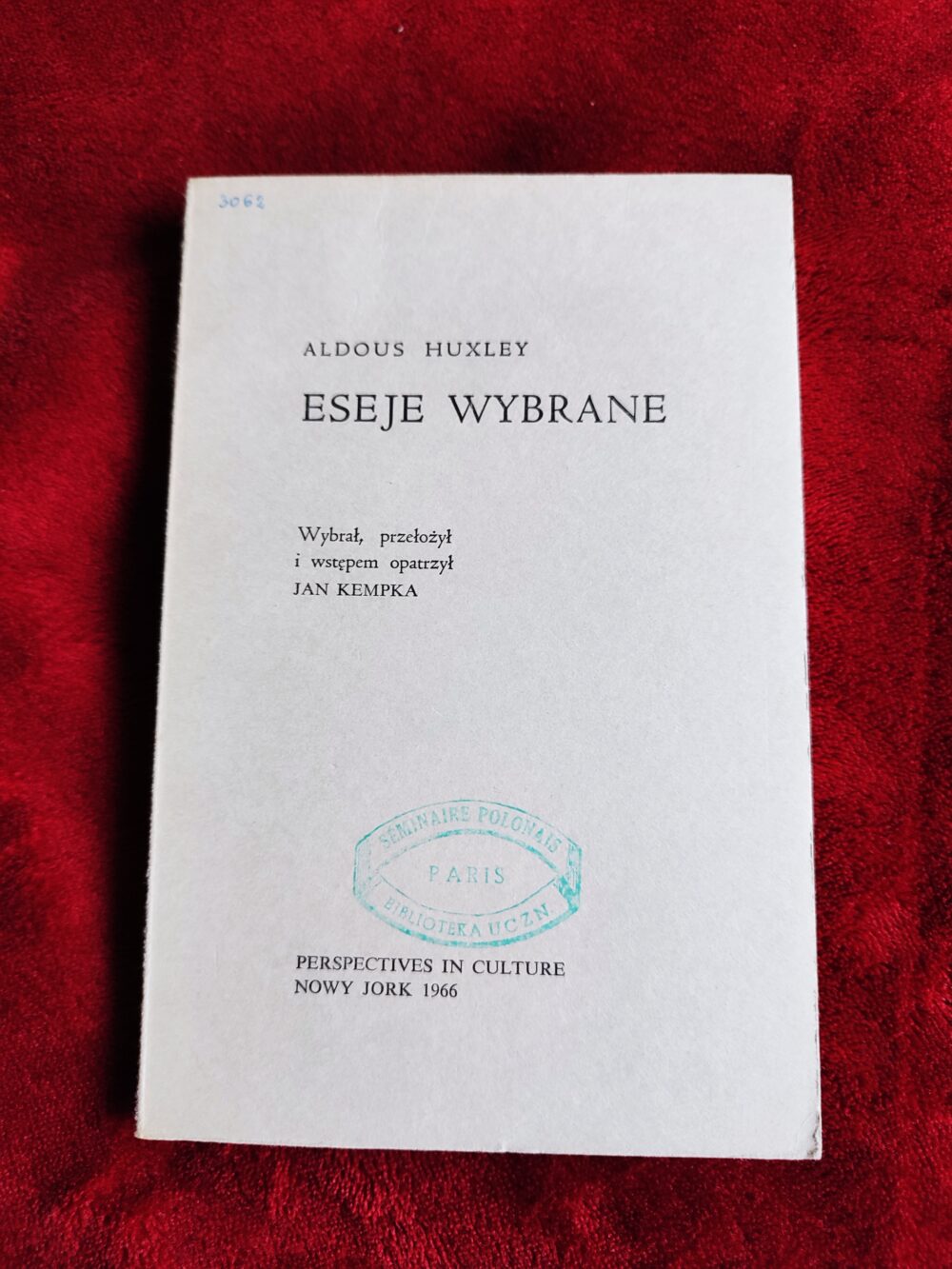 Aldous Huxley, "Eseje wybrane" [1966]