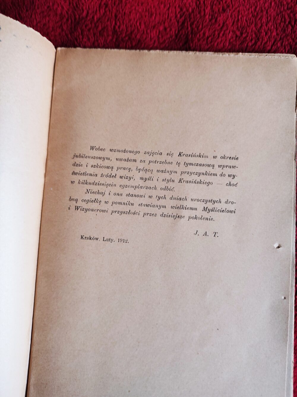 Józef Andrzej Teslar, "Wpływ Biblii na Zygmunta Krasińskiego" [1912] - obrazek 2