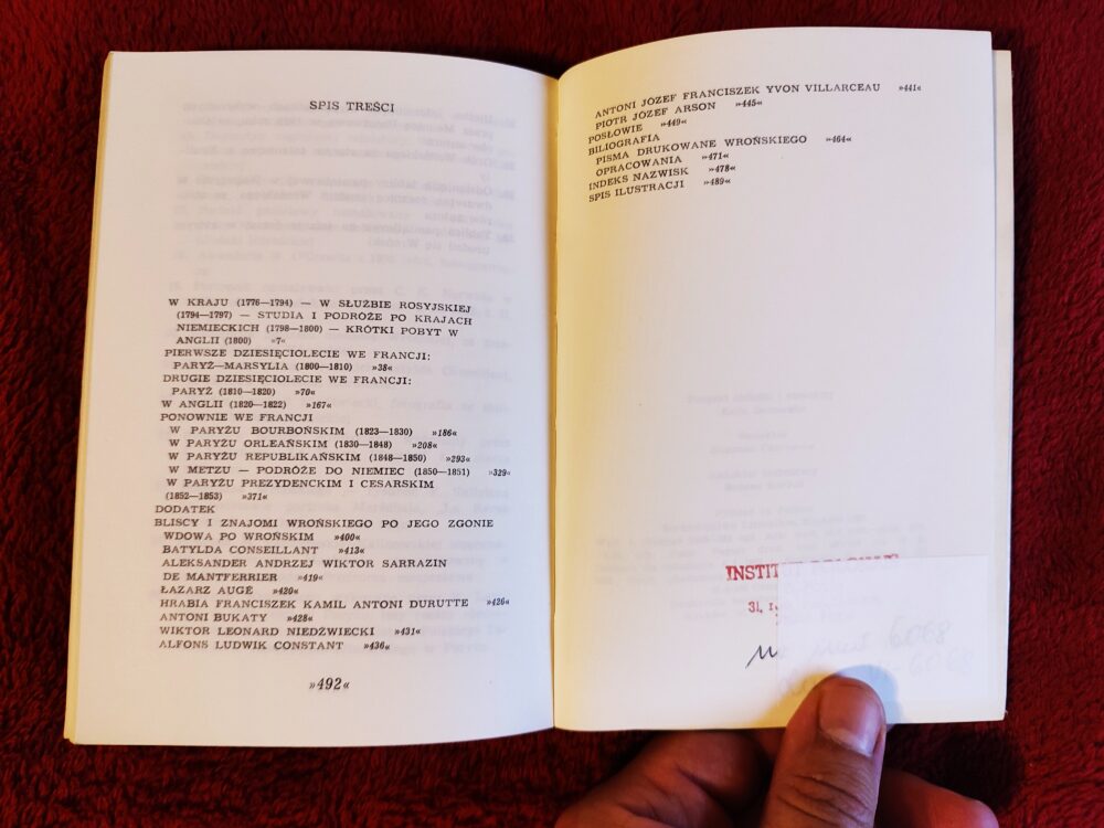Lech Łukomski, "Twórca filozofii absolutnej. Rzecz o Hoene Wrońskim" [1982] - obrazek 2
