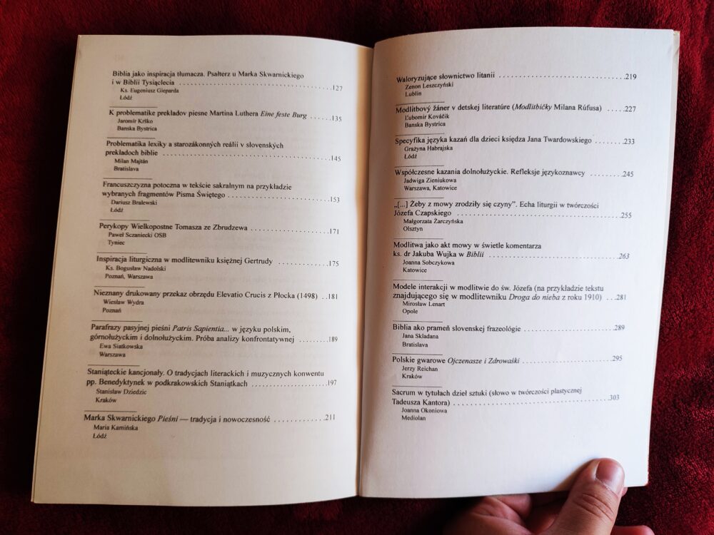 Grażyna Habrajska (red.), "Tekst sakralny. Tekst inspirowany liturgią" [1997] - obrazek 3