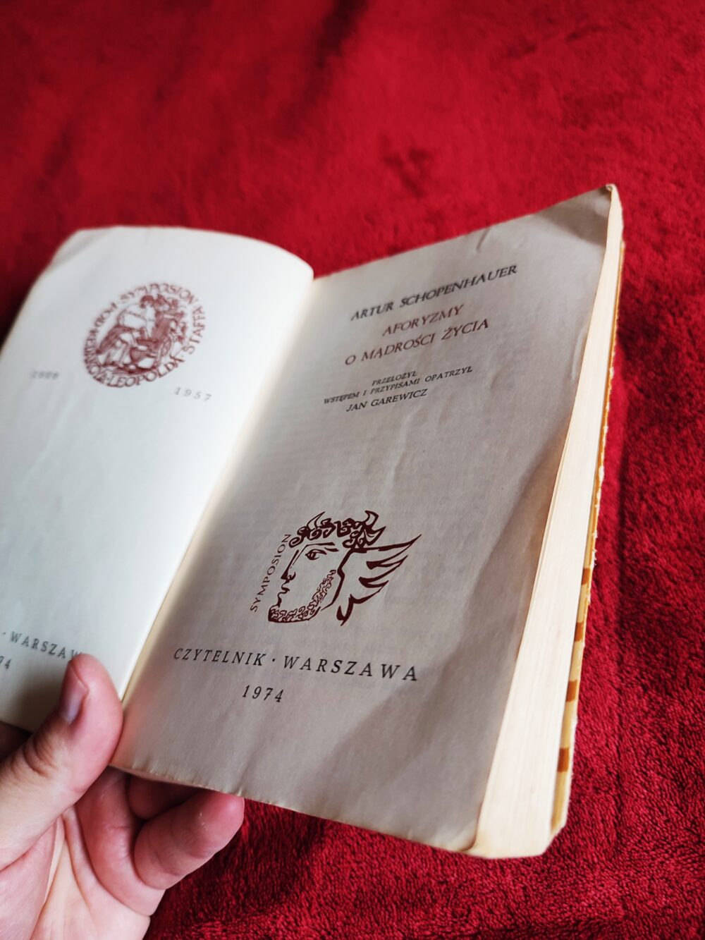 Artur Schopenhauer, "Aforyzmy o mądrości życia" [1974] - obrazek 2