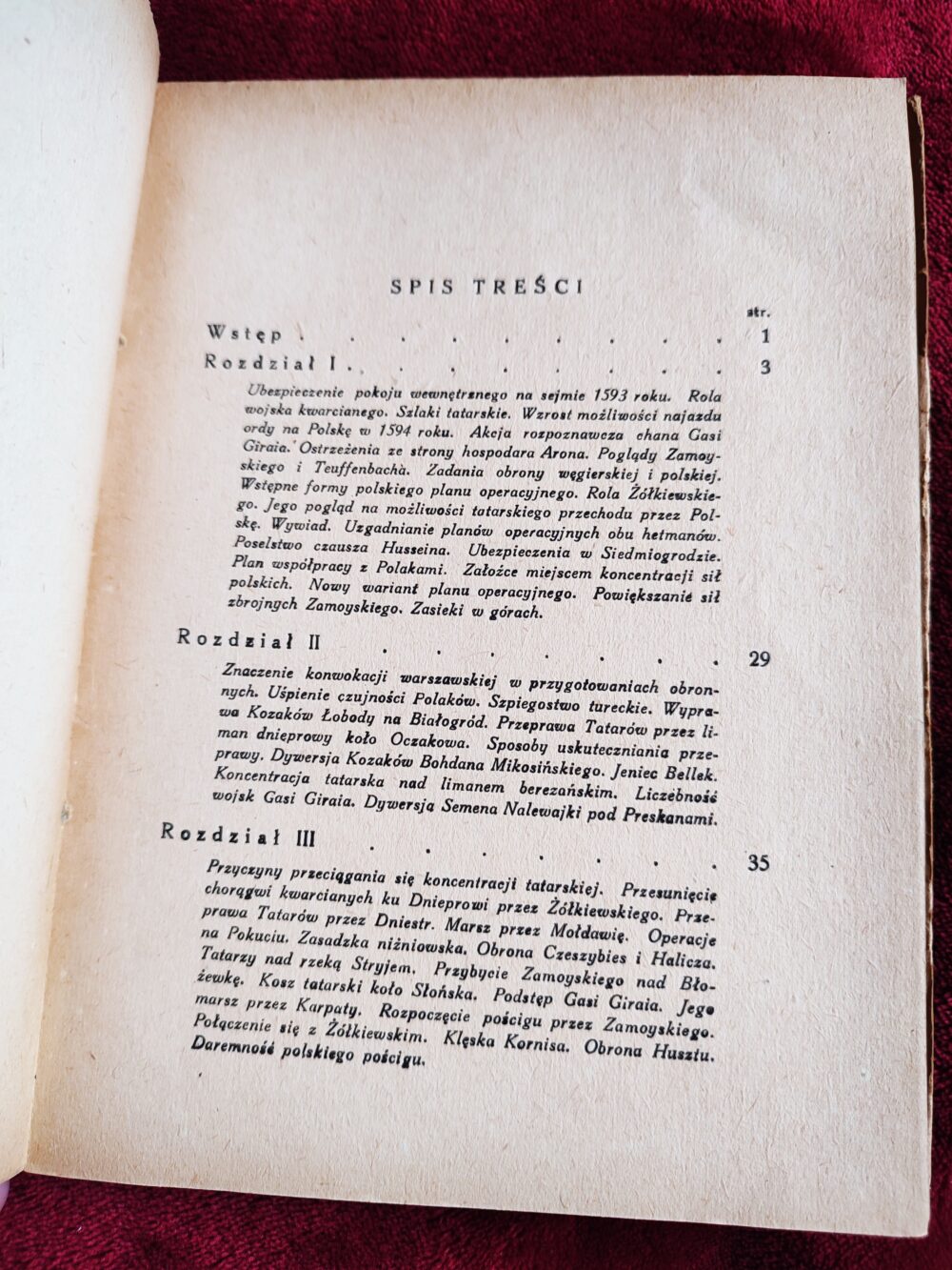 Dr Kocowski Bronisław, "Wyprawa Tatarów na Węgry przez Polskę w 1594 r." [1948] - obrazek 2