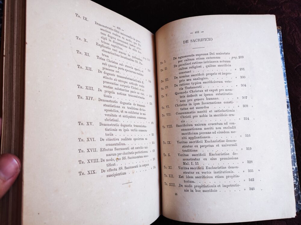 Ioannis Bapt. Franzelin, "Tractatus de SS. Eucharistiae Sacramento et Sacrificio" [1868] - obrazek 3