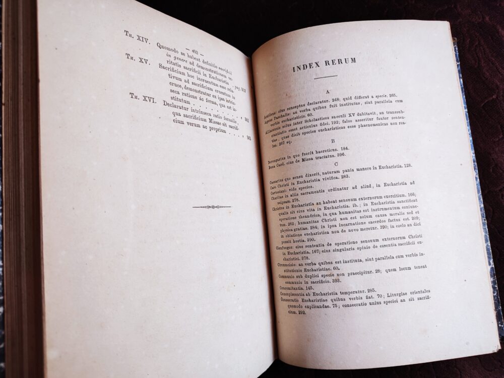 Ioannis Bapt. Franzelin, "Tractatus de SS. Eucharistiae Sacramento et Sacrificio" [1868] - obrazek 4