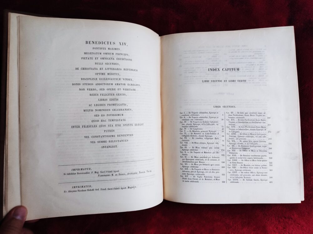 Josephus Catalanus, "Caeremoniale Episcoporum (...) commentariis illustratum" [1860] - obrazek 2