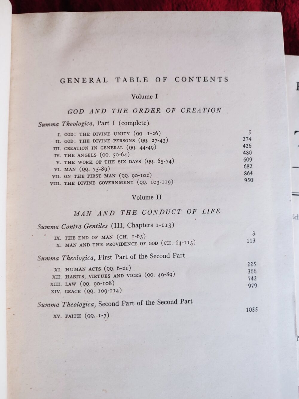 Anton C. Pegis (red.), "Basic Writings of Saint Thomas Aquinas" (2 t.) [1945] - obrazek 2