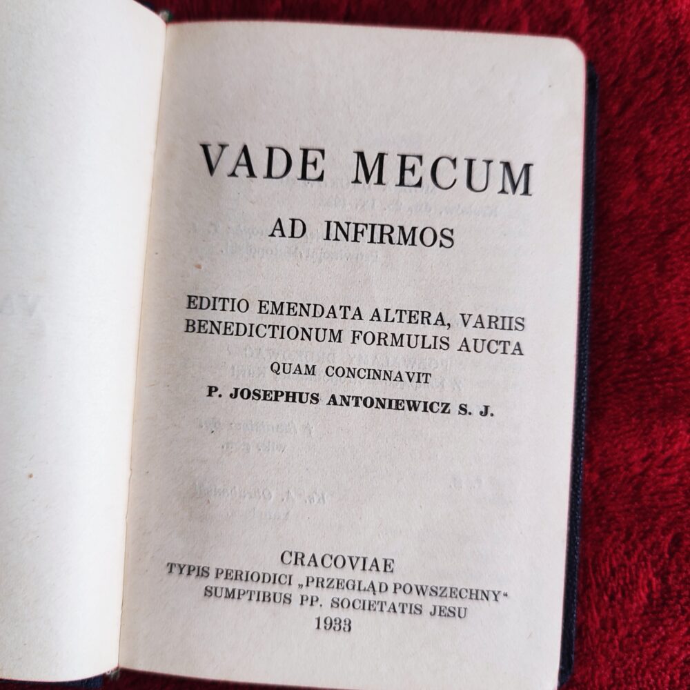 Vade mecum ad infirmos [1933]