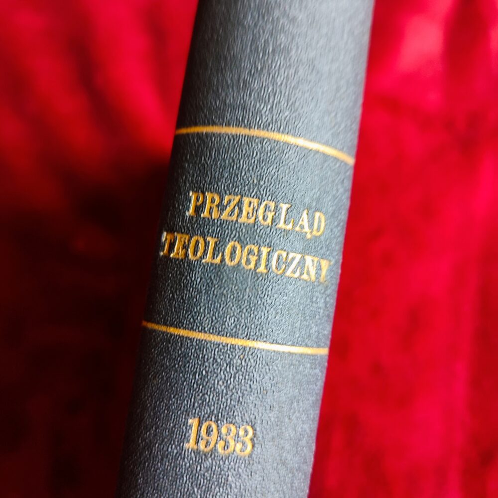Przegląd Teologiczny [1933]