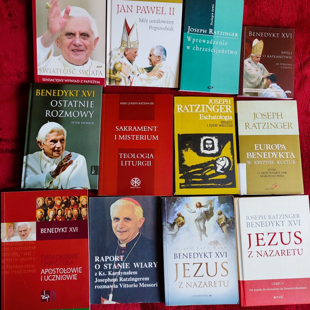 Zestaw książek "Kardynał Joseph Ratzinger / Papież Benedykt XVI"
