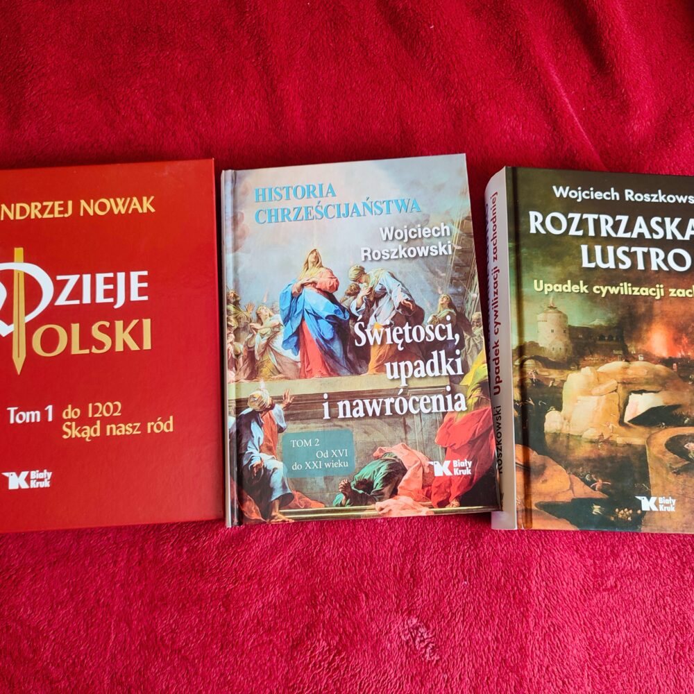 Zestaw książek wydawnictwa Biały Kruk