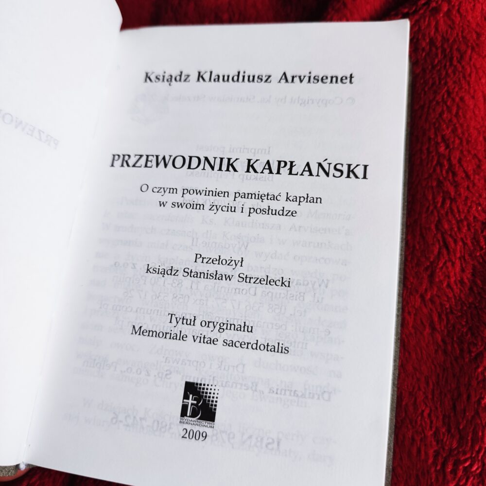 Ksiądz Klaudiusz Arvisenet, "Memoriale vitae sacerdotalis" ("Przewodnik kapłański") [2009] (2)