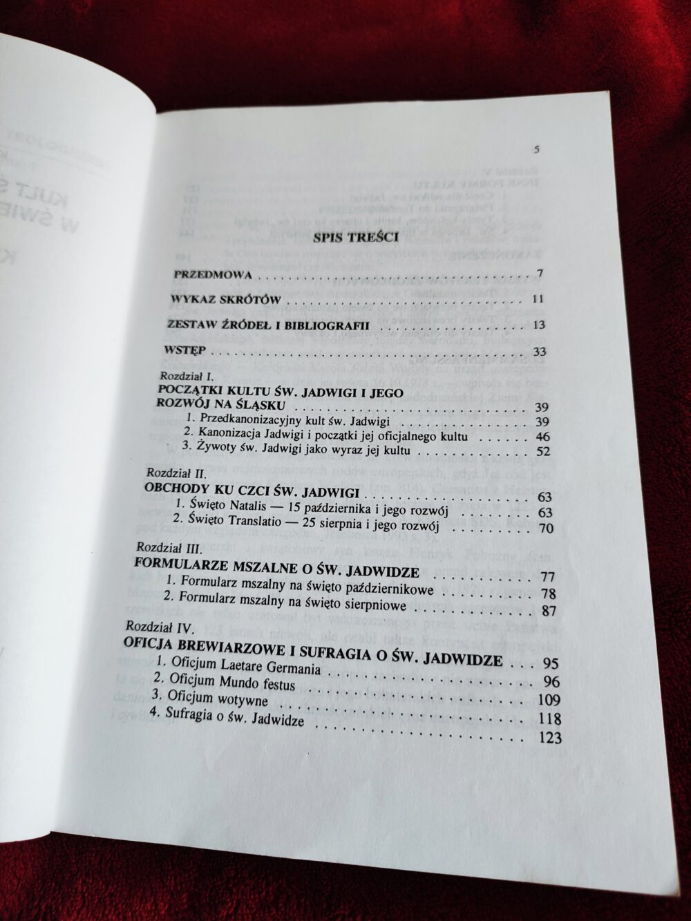 Ks. Stanisław Araszczuk, "Kult św. Jadwigi na Śląsku w świetle przedtrydenckich wrocławskich ksiąg liturgicznych" [1995] - obrazek 2