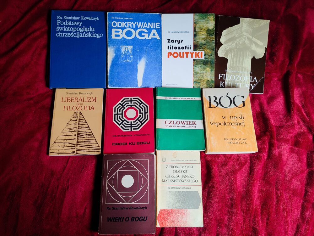 Zestaw książek księdza profesora Stanisława Kowalczyka