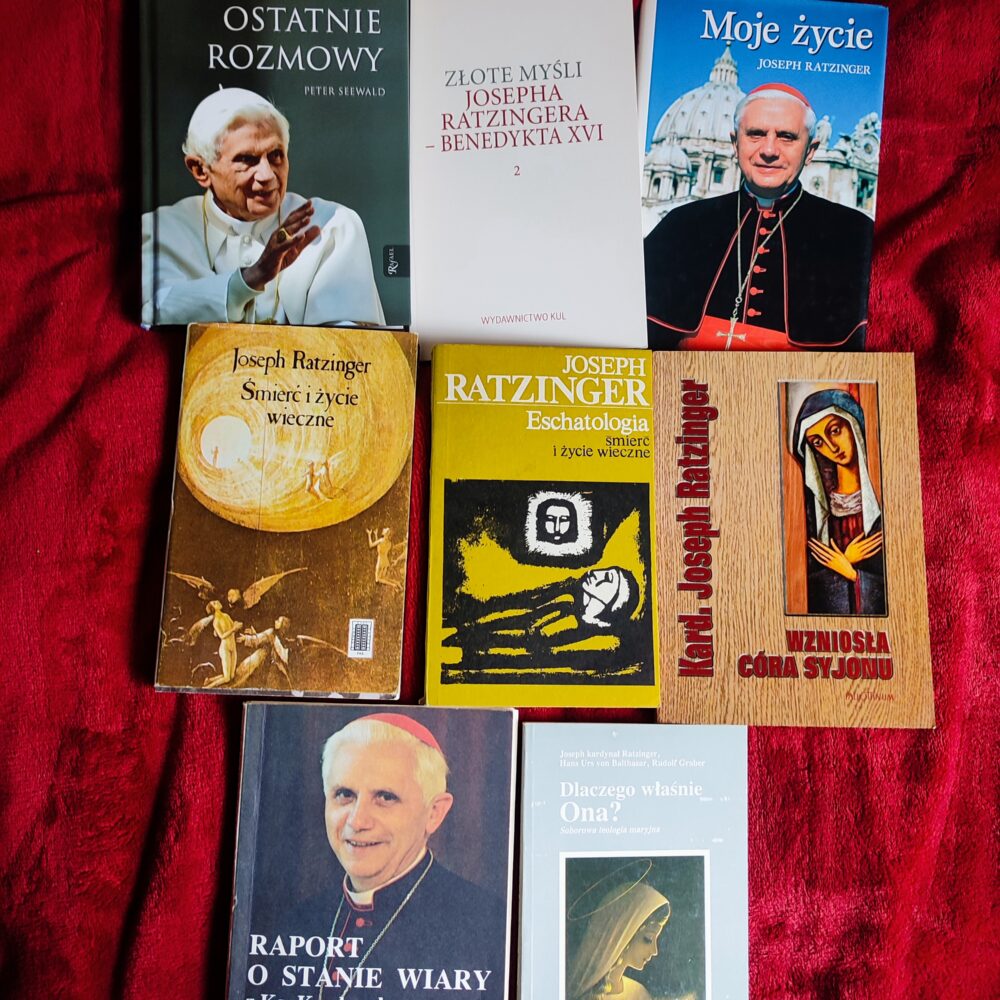 Zestaw książek kardynała Josepha Ratzingera / Papieża Benedykta XVI