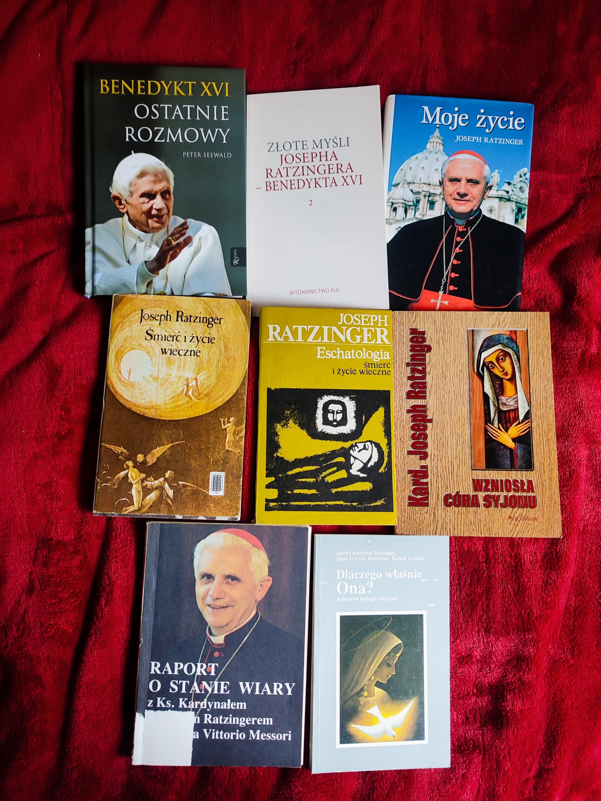 Zestaw książek kardynała Josepha Ratzingera / Papieża Benedykta XVI