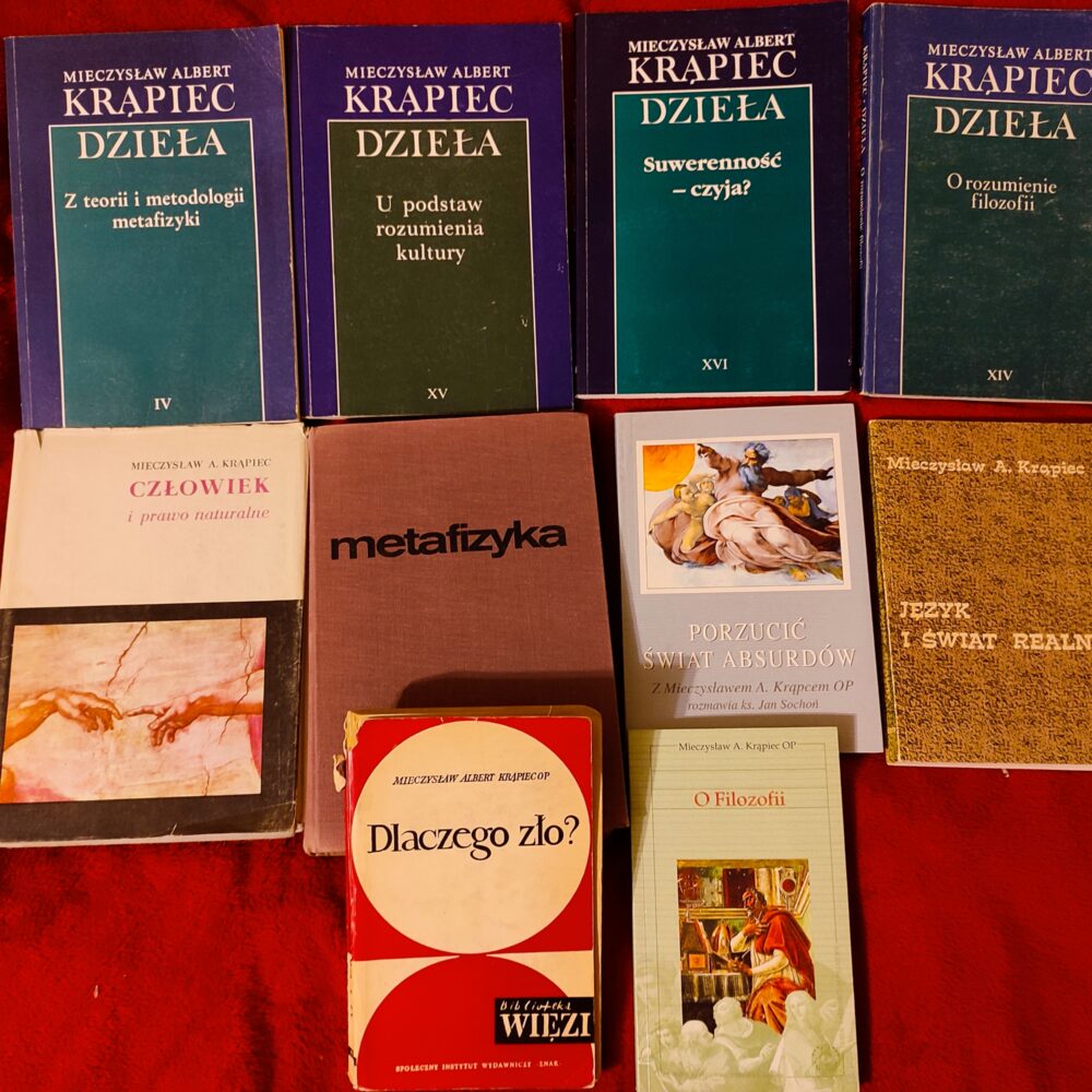 Zestaw książek o. prof. Mieczysława A. Krąpca