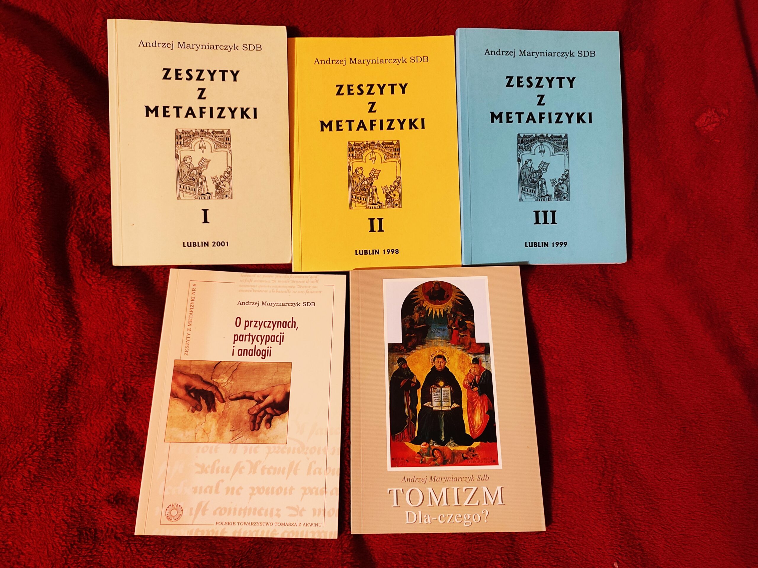 Zestaw książek ks. prof. Andrzeja Maryniarczyka SDB