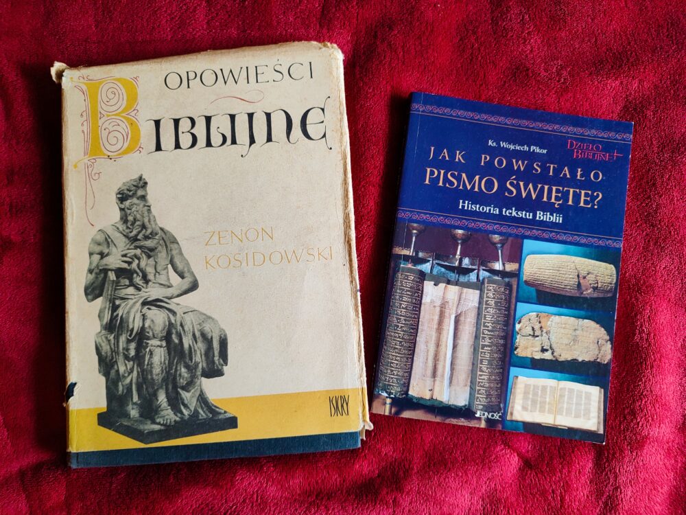 Zenon Kosidowski, "Opowieści biblijne" [1964] + Ks. Wojciech Pikor, "Jak powstało Pismo Święte? Historia tekstu Biblii" [2010]