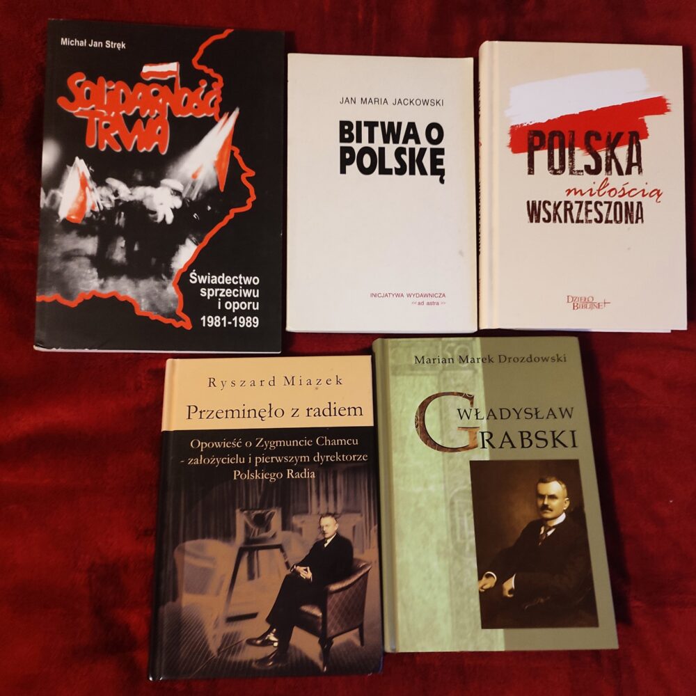 Zestaw książek historycznych