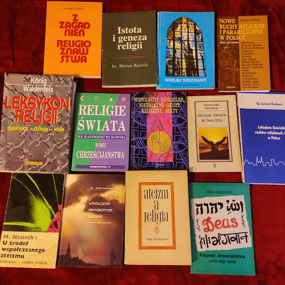 Zestaw książek z filozofii religii i religioznawstwa