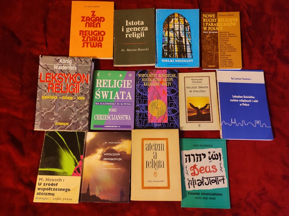 Zestaw książek z filozofii religii i religioznawstwa