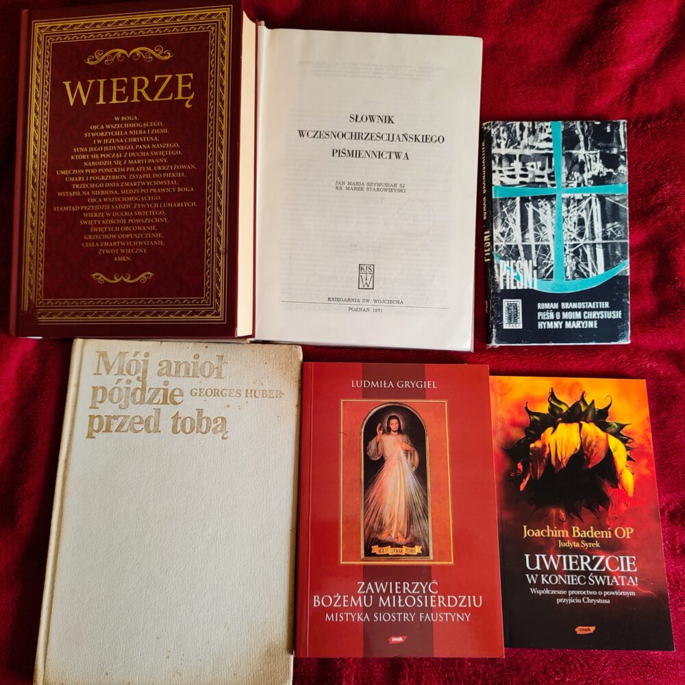 Zestaw 6 książek religijnych