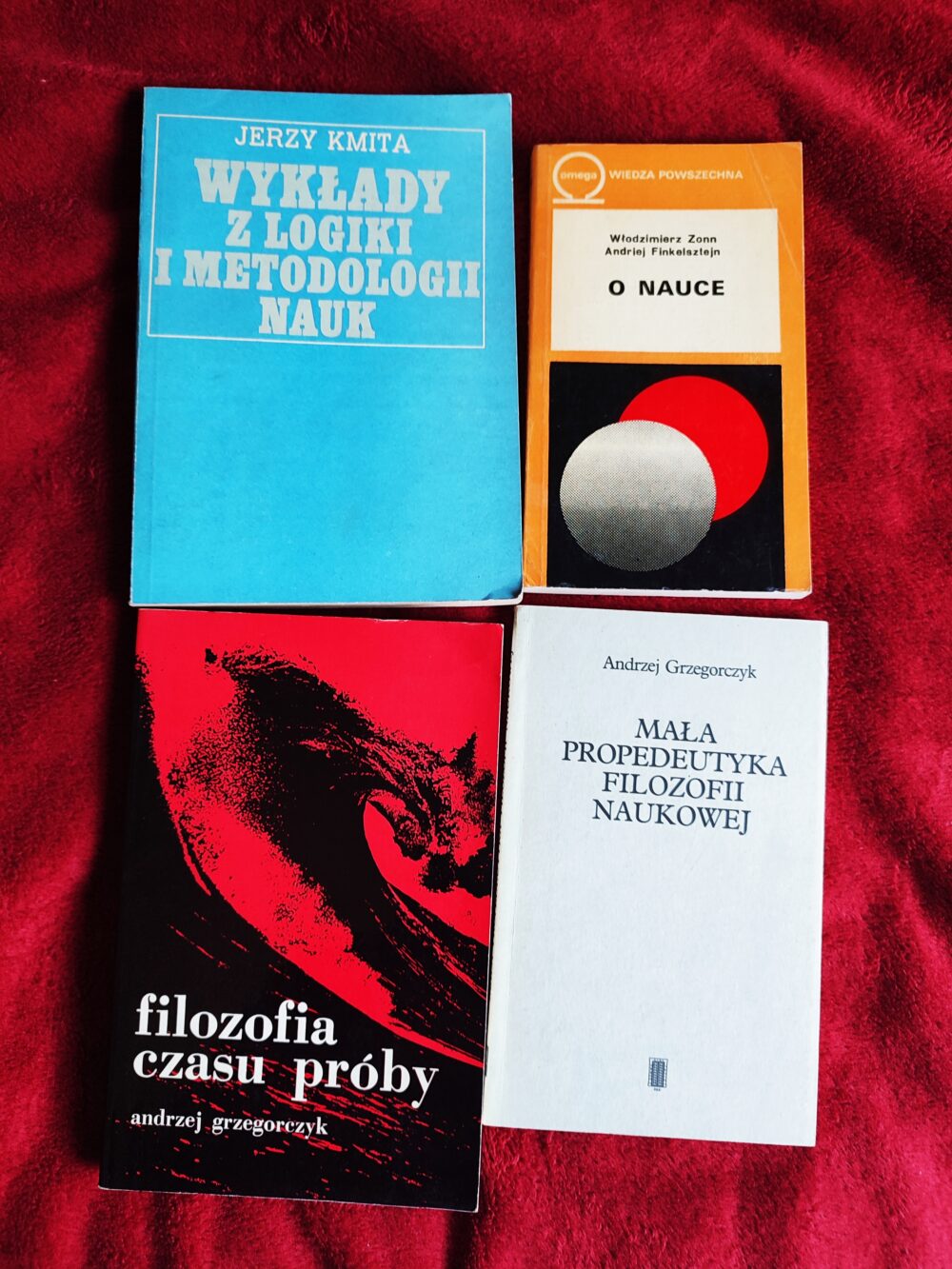 Zestaw książek o nauce i z filozofii nauki