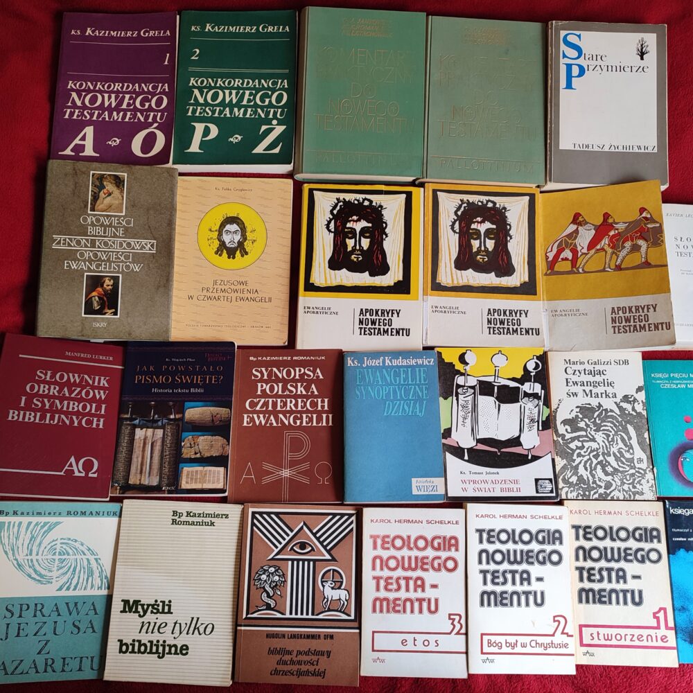 Duży zestaw książek z biblistyki i egzegezy