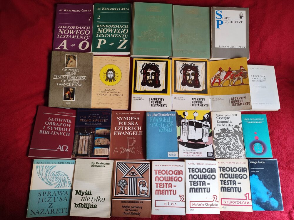 Duży zestaw książek z biblistyki i egzegezy