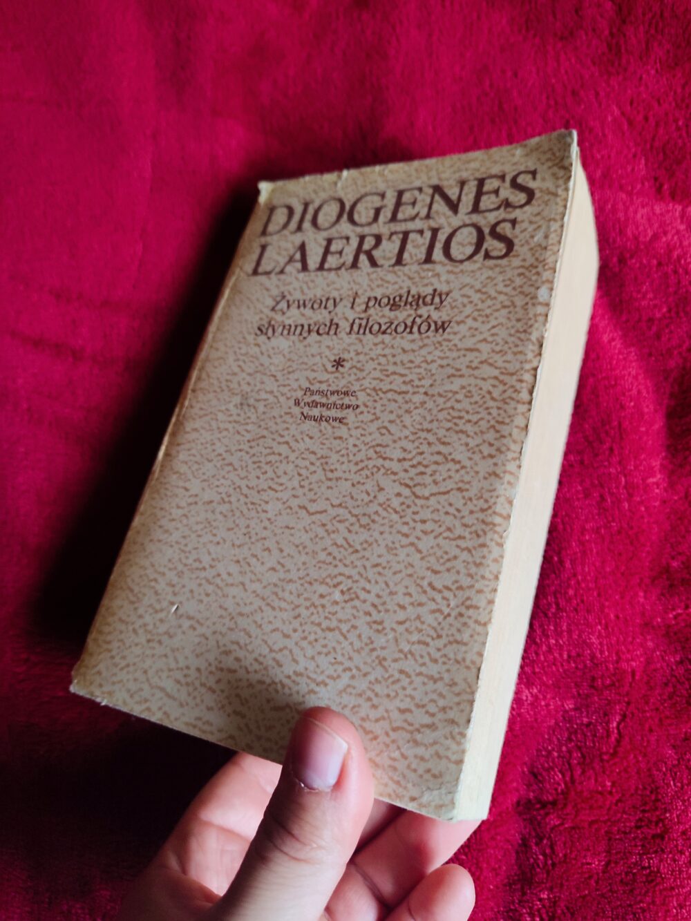 Diogenes Laertios, "Żywoty i poglądy słynnych filozofów" [1984]