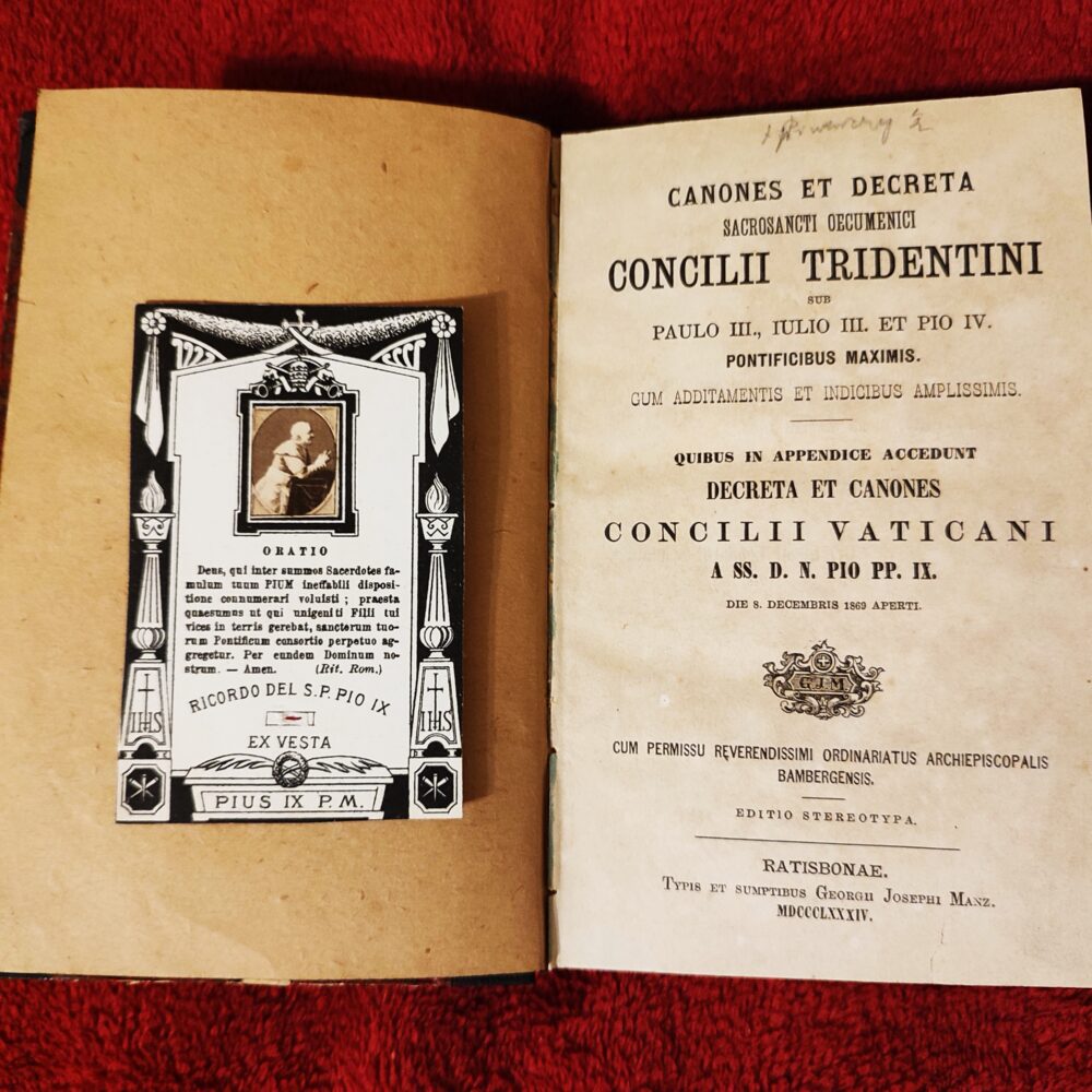 Canones et decreta Sacrosancti Oecumenici Concilii Tridentini. Decreta et canones Concilii Vaticani [1884]