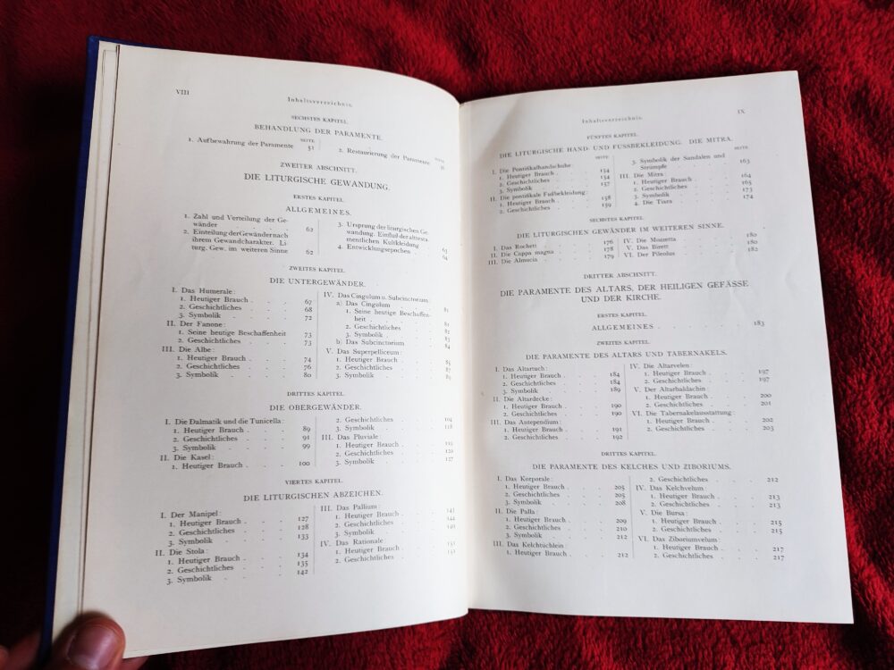 Joseph Braun S.J., "Die liturgischen Paramente in Gegenwart und Vergangenheit. Ein Handbuch der Paramentik" [1924] - obrazek 3