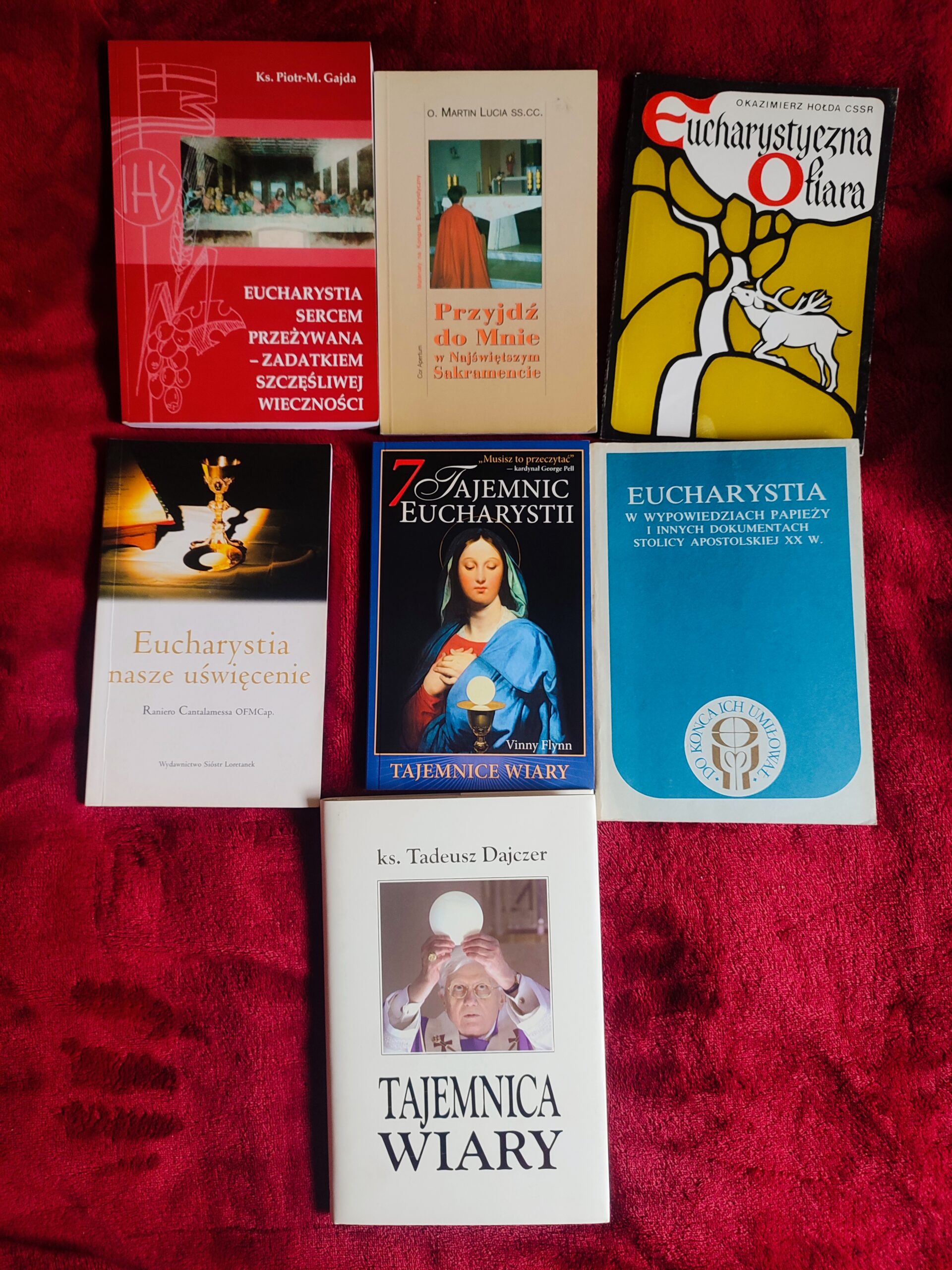 Zestaw książek o Najświętszej Eucharystii