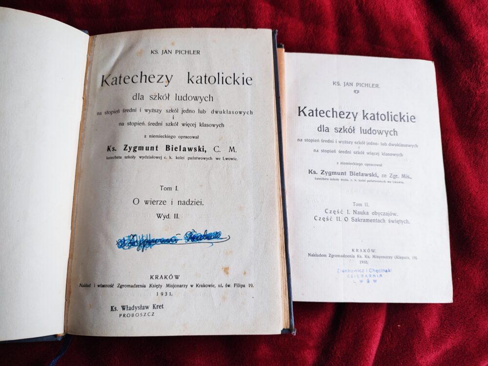 Ks. Jan Pichler, "Katechezy katolickie dla szkół ludowych" (2 t.) [1910/1931]