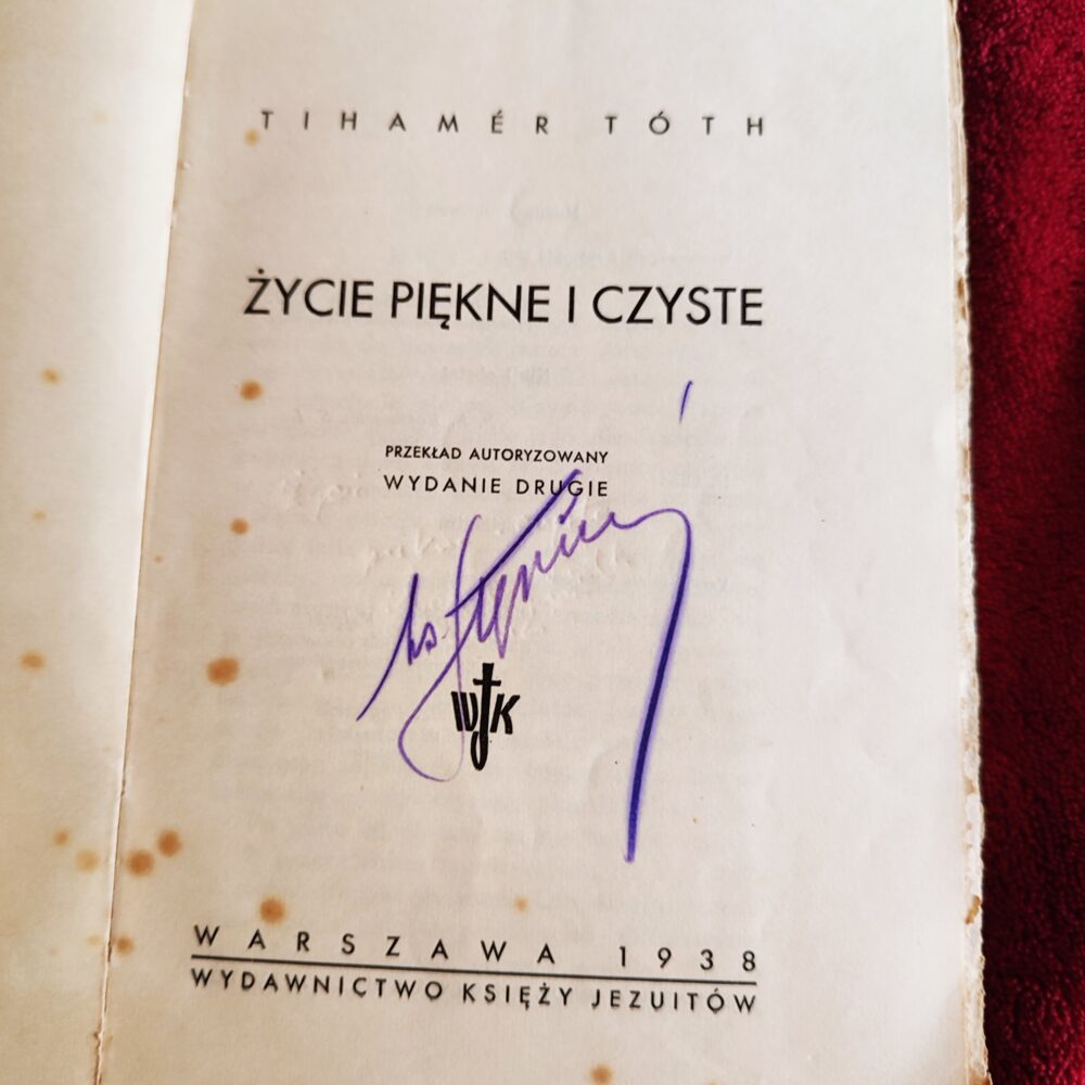 Tihamér Tóth, "Życie piękne i czyste" [1938]