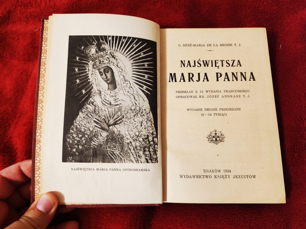 O. Réné-Marja de la Broise T. J., "Najświętsza Marja Panna" [1934]