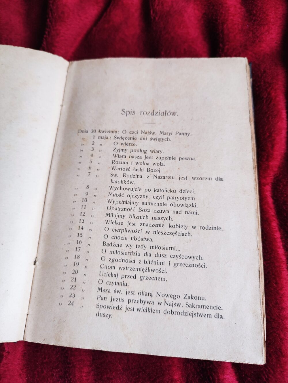 Ks. B. Łaciak, "Nauki majowe ku czci Najświętszej Maryi Panny" [1908] - obrazek 2