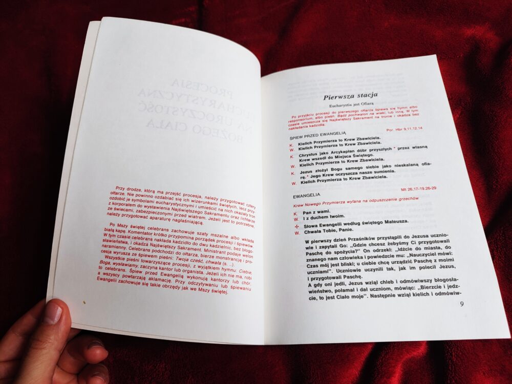 Ks. Marian Żuk SDB (oprac.), "Boże Ciało. Liturgia procesji, pieśni eucharystyczne i do Najśw. Serca Pana Jezusa" [1995] - obrazek 2